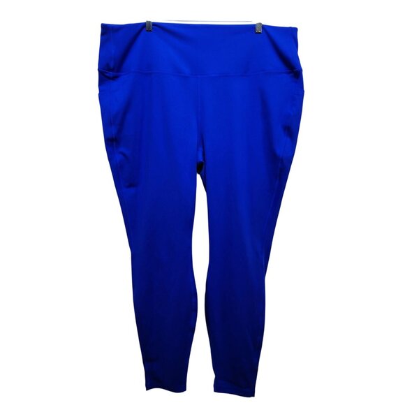 all in motion Pants - All In Motion Womens High-Waisted Blue Activewear Leggings plus Size 3X